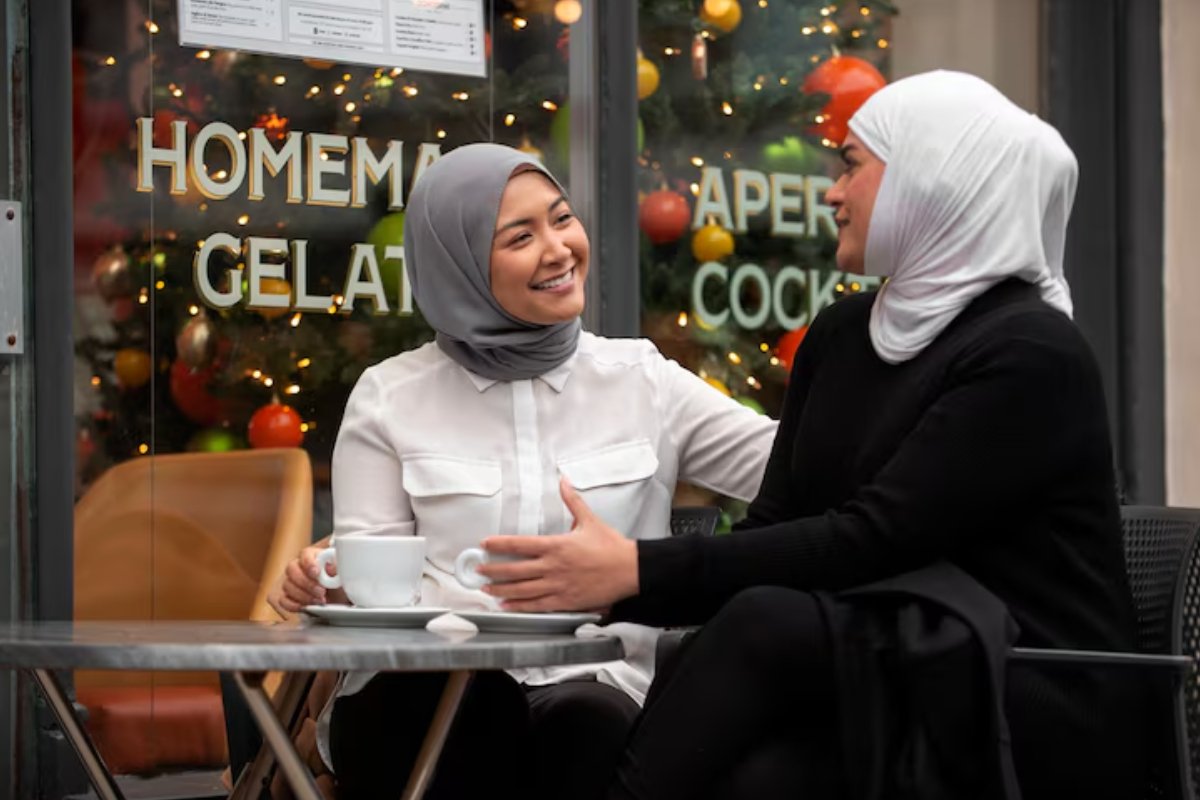 Relaxing coffee moments at OJS Cafe Sharq Kuwait City